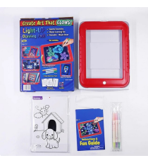 Magic Pad 3DX9 rossa Lavagna Magica Luminosa 3D Con Pennarelli Stencil Bambini Gioco educativo green Magic Pad 3DX9 rossa Lavagna Magica Luminosa 3D Con Pennarelli Stencil Bambini Gioco educativo green