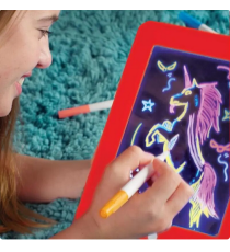 Magic Pad 3DX9 rossa Lavagna Magica Luminosa 3D Con Pennarelli Stencil Bambini Gioco educativo green Magic Pad 3DX9 rossa Lavagna Magica Luminosa 3D Con Pennarelli Stencil Bambini Gioco educativo green