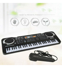 Pianola elettronica digitale PI4 - pianoforte con 61 tasti e microfono - Suono reale e tocco di un vero pianoforte 54x17x4,3cm Pianola elettronica digitale PI4 - pianoforte con 61 tasti e microfono - Suono reale e tocco di un vero pianoforte 54x17x4,3cm