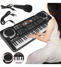 Pianola elettronica digitale PI4 - pianoforte con 61 tasti e microfono - Suono reale e tocco di un vero pianoforte 54x17x4,3cm Pianola elettronica digitale PI4 - pianoforte con 61 tasti e microfono - Suono reale e tocco di un vero pianoforte 54x17x4,3cm