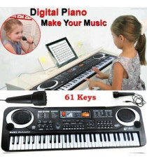 Pianola elettronica digitale PI4 - pianoforte con 61 tasti e microfono - Suono reale e tocco di un vero pianoforte 54x17x4,3cm Pianola elettronica digitale PI4 - pianoforte con 61 tasti e microfono - Suono reale e tocco di un vero pianoforte 54x17x4,3cm
