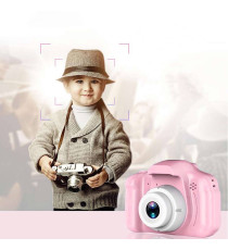 Fotocamera digitale pink X2 per bambini  - Risoluzione video 1920x1080 foto: 3264x2448 -  schermo 2" - ideale per foto e video Fotocamera digitale pink X2 per bambini  - Risoluzione video 1920x1080 foto: 3264x2448 -  schermo 2" - ideale per foto e video