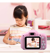 Fotocamera digitale pink X2 per bambini  - Risoluzione video 1920x1080 foto: 3264x2448 -  schermo 2" - ideale per foto e video Fotocamera digitale pink X2 per bambini  - Risoluzione video 1920x1080 foto: 3264x2448 -  schermo 2" - ideale per foto e video