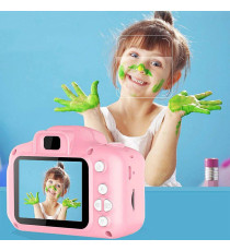 Fotocamera digitale pink X2 per bambini  - Risoluzione video 1920x1080 foto: 3264x2448 -  schermo 2" - ideale per foto e video Fotocamera digitale pink X2 per bambini  - Risoluzione video 1920x1080 foto: 3264x2448 -  schermo 2" - ideale per foto e video