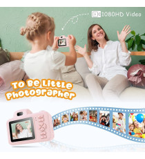 Fotocamera digitale cane X5 blu per bambini  - Risoluzione video 1920x1080 foto: 3264x2448 - 20MP schermo 2" doppia lente Fotocamera digitale cane X5 blu per bambini  - Risoluzione video 1920x1080 foto: 3264x2448 - 20MP schermo 2" doppia lente