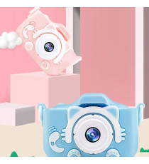 Fotocamera digitale cane X5 blu per bambini  - Risoluzione video 1920x1080 foto: 3264x2448 - 20MP schermo 2" doppia lente Fotocamera digitale cane X5 blu per bambini  - Risoluzione video 1920x1080 foto: 3264x2448 - 20MP schermo 2" doppia lente