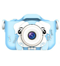 Fotocamera digitale cane X5 blu per bambini  - Risoluzione video 1920x1080 foto: 3264x2448 - 20MP schermo 2" doppia lente Fotocamera digitale cane X5 blu per bambini  - Risoluzione video 1920x1080 foto: 3264x2448 - 20MP schermo 2" doppia lente