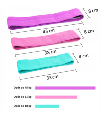 3 Elastici Fitness Bande di Resistenza Fitness con 3 Livelli di Resistenza 18kg - 31kg - 45kg, Fasce Elastiche Fitness 3 Elastici Fitness Bande di Resistenza Fitness con 3 Livelli di Resistenza 18kg - 31kg - 45kg, Fasce Elastiche Fitness