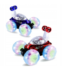 Macchina acrobatica telecomandata stunt car - con luci led ed effetti sonori - max 20 km/h - ruota a 360 gradi fino a 20mt Macchina acrobatica telecomandata stunt car - con luci led ed effetti sonori - max 20 km/h - ruota a 360 gradi fino a 20mt