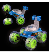 Macchina acrobatica telecomandata stunt car - con luci led ed effetti sonori - max 20 km/h - ruota a 360 gradi fino a 20mt Macchina acrobatica telecomandata stunt car - con luci led ed effetti sonori - max 20 km/h - ruota a 360 gradi fino a 20mt