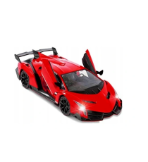 Auto sportiva da corsa telecomandata rossa con fari,apertura verticale sportelli,max 10 km/h,range fino a 20mt macchina Lambo Auto sportiva da corsa telecomandata rossa con fari,apertura verticale sportelli,max 10 km/h,range fino a 20mt macchina Lambo