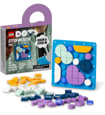 Lego Dots - Patch cucibile - LEGO 41955 Una base flessibile 6x6 e più di 90 tessere colorate ANNI 8+