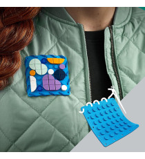 Lego Dots - Patch cucibile - LEGO 41955 Una base flessibile 6x6 e più di 90 tessere colorate ANNI 8+