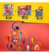 Lego Dots Disney - Il KIT Back to School di Topolino e Minnie LEGO 41964 Portagioie,Portafoto,Bacheca e Patch Adesiva ANNI 6+