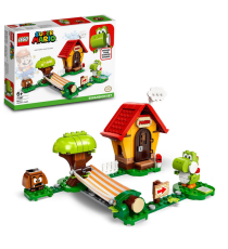 Lego Super Mario - Casa di Mario e Yoshi - Pack di Espansione - LEGO 71367 con casa,il Blocco Super Stella e personaggi ANNI 6+
