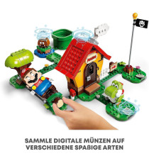 Lego Super Mario - Casa di Mario e Yoshi - Pack di Espansione - LEGO 71367 con casa,il Blocco Super Stella e personaggi ANNI 6+