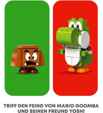 Lego Super Mario - Casa di Mario e Yoshi - Pack di Espansione - LEGO 71367 con casa,il Blocco Super Stella e personaggi ANNI 6+