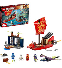 Lego Ninjago - Il volo finale del Vascello del Destino - Lego 71749 con drago,vela,un timone,una moto d'acqua ANNI 4+ Lego Ninjago - Il volo finale del Vascello del Destino - Lego 71749 con drago,vela,un timone,una moto d'acqua ANNI 4+