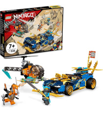 Lego Ninjago - Auto da corsa di Jay e Nya - EVOLUTION - Lego 71776 Incredibile veicolo ninja 2 in 1 ANNI 7+ Lego Ninjago - Auto da corsa di Jay e Nya - EVOLUTION - Lego 71776 Incredibile veicolo ninja 2 in 1 ANNI 7+