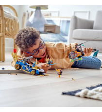 Lego Ninjago - Auto da corsa di Jay e Nya - EVOLUTION - Lego 71776 Incredibile veicolo ninja 2 in 1 ANNI 7+ Lego Ninjago - Auto da corsa di Jay e Nya - EVOLUTION - Lego 71776 Incredibile veicolo ninja 2 in 1 ANNI 7+