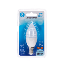 Lampadine led C35 a candela 4W attacco E14 340 lumen 6500K luce fredda D37H100mm CRI 80+ equivale A 31W incadescenza Lampadine led C35 a candela 4W attacco E14 340 lumen 6500K luce fredda D37H100mm CRI 80+ equivale A 31W incadescenza