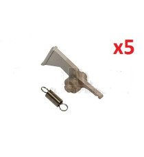 Unghietta superiore 5 pz AE04-4060, AA06-0539 5x Upper Picker Finger W/Spring compatibile per Ricoh MP9001,7000,8000