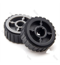 2 rulli di prelievo carta 56P1820 2xPaper Pickup Roller compatibile per Lexmark E250,E350,E230,E240,E340,E342