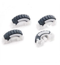 4 rulli di prelievo carta 4xPaper Pickup Roller 4000,4050,4100,5000,5100 RB1-8865-000 COMPATIBILE PER HP