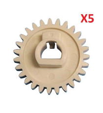 5pz Ingranaggi a rulli inferiori 27T 5pz Lower Roller Gear 27T COMPATIBILE PER HP P2035,P2055 RU6-0690-000