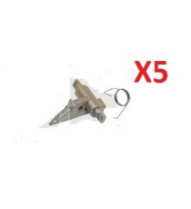 5X Dito raccoglitore superiore con molla Upper Picker Finger W/Spring compatibile per Xerox Phaser 5500,5550 DC 450i 550i