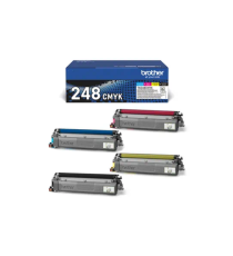 Pack Brother TN-248VAL BK-C-M-Y toner originale per Brother DCP-L3520CDWE,HL-L3220CW,HL-L8230CDW TN24VAL capacità 1.000 pagine
