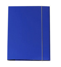 Cartellina con elastico - cartone plastificato - 3 lembi - 25x34 cm - blu - Queen - Starline Cartellina con elastico - cartone plastificato - 3 lembi - 25x34 cm - blu - Queen - Starline