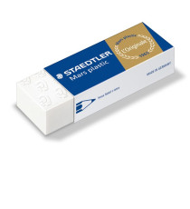Gomma Mars Plastic - 65x23x13mm - bianca - Staedtler Gomma Mars Plastic - 65x23x13mm - bianca - Staedtler