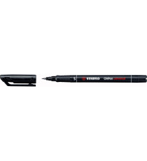 Pennarello OHPen universal permanente 841 - punta superfine 0,4 mm - nero - Stabilo Pennarello OHPen universal permanente 841 - punta superfine 0,4 mm - nero - Stabilo