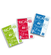 Ricambi forati Quaxima - A5 - 5 mm - 80 gr - 40 fogli - Pigna Ricambi forati Quaxima - A5 - 5 mm - 80 gr - 40 fogli - Pigna