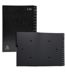 Classificatore numerico 1/31 Ordonator - 25x33 cm - nero - Exacompta Classificatore numerico 1/31 Ordonator - 25x33 cm - nero - Exacompta