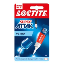 Colla Super Attak Vetro - 3 gr - trasparente - Loctite