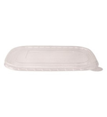 Coperchio in resina - per insalatiere rettangolari 500/750 ml - 17 cm - trasparente - Signor Bio - conf. 50 pezzi Coperchio in resina - per insalatiere rettangolari 500/750 ml - 17 cm - trasparente - Signor Bio - conf. 50 pezzi