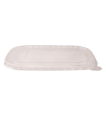 Coperchio in resina - per insalatiere rettangolari 500/750 ml - 17 cm - trasparente - Signor Bio - conf. 50 pezzi Coperchio in resina - per insalatiere rettangolari 500/750 ml - 17 cm - trasparente - Signor Bio - conf. 50 pezzi