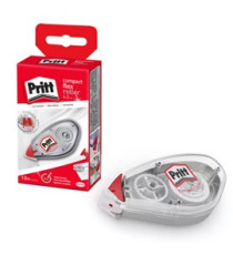 Correttore a nastro - 4,2 mm x 10 mt - roller - Pritt Correttore a nastro - 4,2 mm x 10 mt - roller - Pritt
