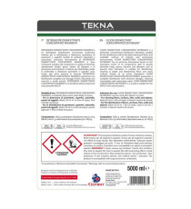 Disinfettante detergente - per pavimenti - concentrato - 5 lt - Tekna