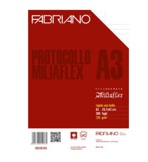 Foglio protocollo - A4 - uso bollo - 125 gr - Fabriano - conf. 200 pezzi