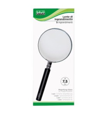 Lente di ingrandimento 1123 - diametro 7,5 cm - nero - Lebez