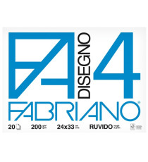 Album F4 - 24x33cm - 200gr - 20 fogli - ruvido - Fabriano Album F4 - 24x33cm - 200gr - 20 fogli - ruvido - Fabriano