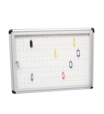 Bacheca murale portachiavi - 45 x 60 cm - 90 posti chiave - Metalplus Bacheca murale portachiavi - 45 x 60 cm - 90 posti chiave - Metalplus