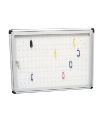Bacheca murale portachiavi - 45 x 60 cm - 90 posti chiave - Metalplus Bacheca murale portachiavi - 45 x 60 cm - 90 posti chiave - Metalplus