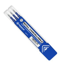 Refill per penne gel cancellabili  - punta 0,7 mm - blu - Osama - conf. 3 pezzi Refill per penne gel cancellabili  - punta 0,7 mm - blu - Osama - conf. 3 pezzi