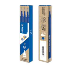 Refill sfera a scatto Frixionball Clicker - punta 0,5mm - blu - Pilot - conf. 3 pezzi Refill sfera a scatto Frixionball Clicker - punta 0,5mm - blu - Pilot - conf. 3 pezzi