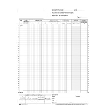 Registro prima nota Iva corrispettivi - 13/13 fogli autoricalcanti - 29,7 x 23cm - Edipro