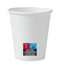 Bicchieri in carta - 200 ml - con marcatura S.U.P - Dopla - conf. 50 pezzi Bicchieri in carta - 200 ml - con marcatura S.U.P - Dopla - conf. 50 pezzi